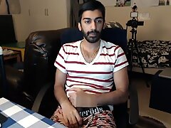 Hot hairy Indian cumshow