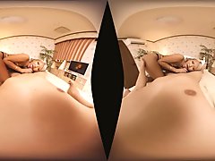 Having Sex with Barmaid Japanese VR Porn